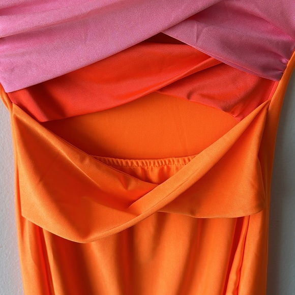 Neon orange dress - Picture 6 of 7